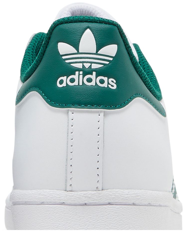 Adidas Superstar White Collegiate Green
