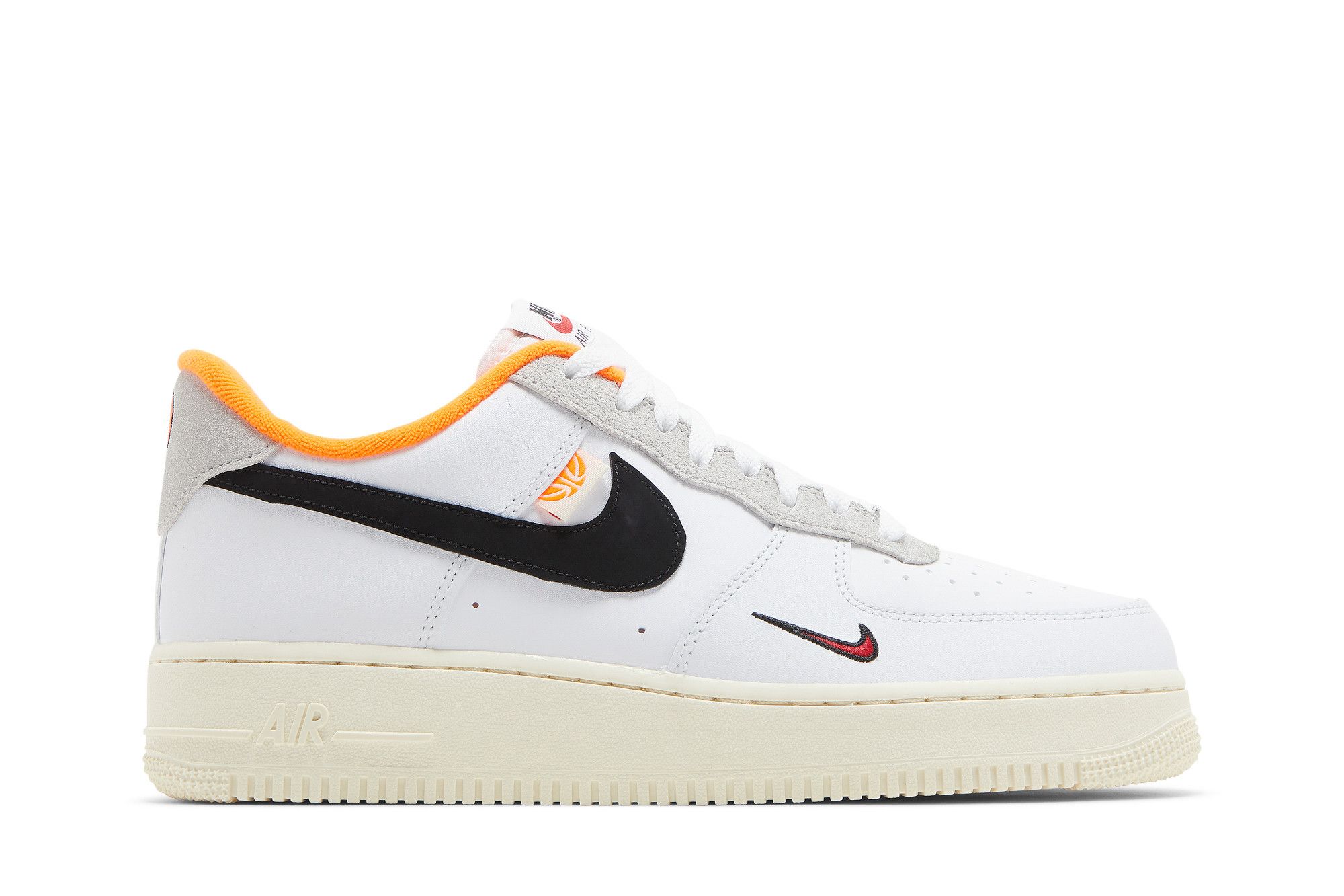 Air force 1 shop 07 lv8 white black total orange