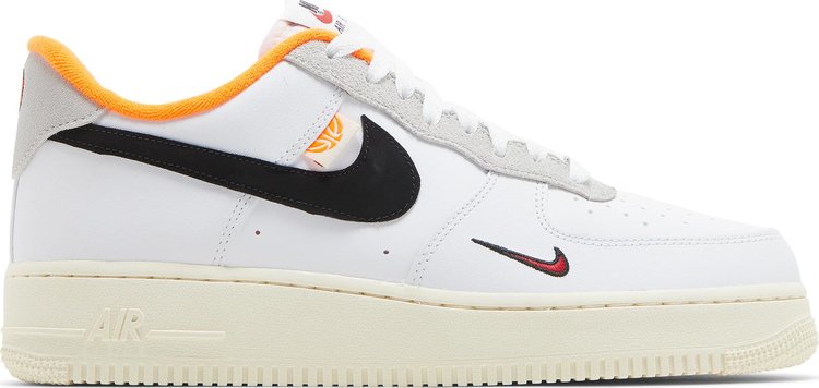 Nike Air Force 1 '07 LV8' Hoops Pack-White Total Orange' Men's Size 13 FAST  SHIP