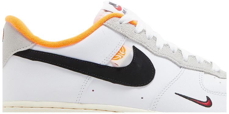 Nike Air Force 1 07 LV8 Hoops Pack   White Total Orange