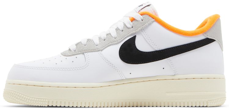 Nike Air Force 1 07 LV8 Hoops Pack   White Total Orange