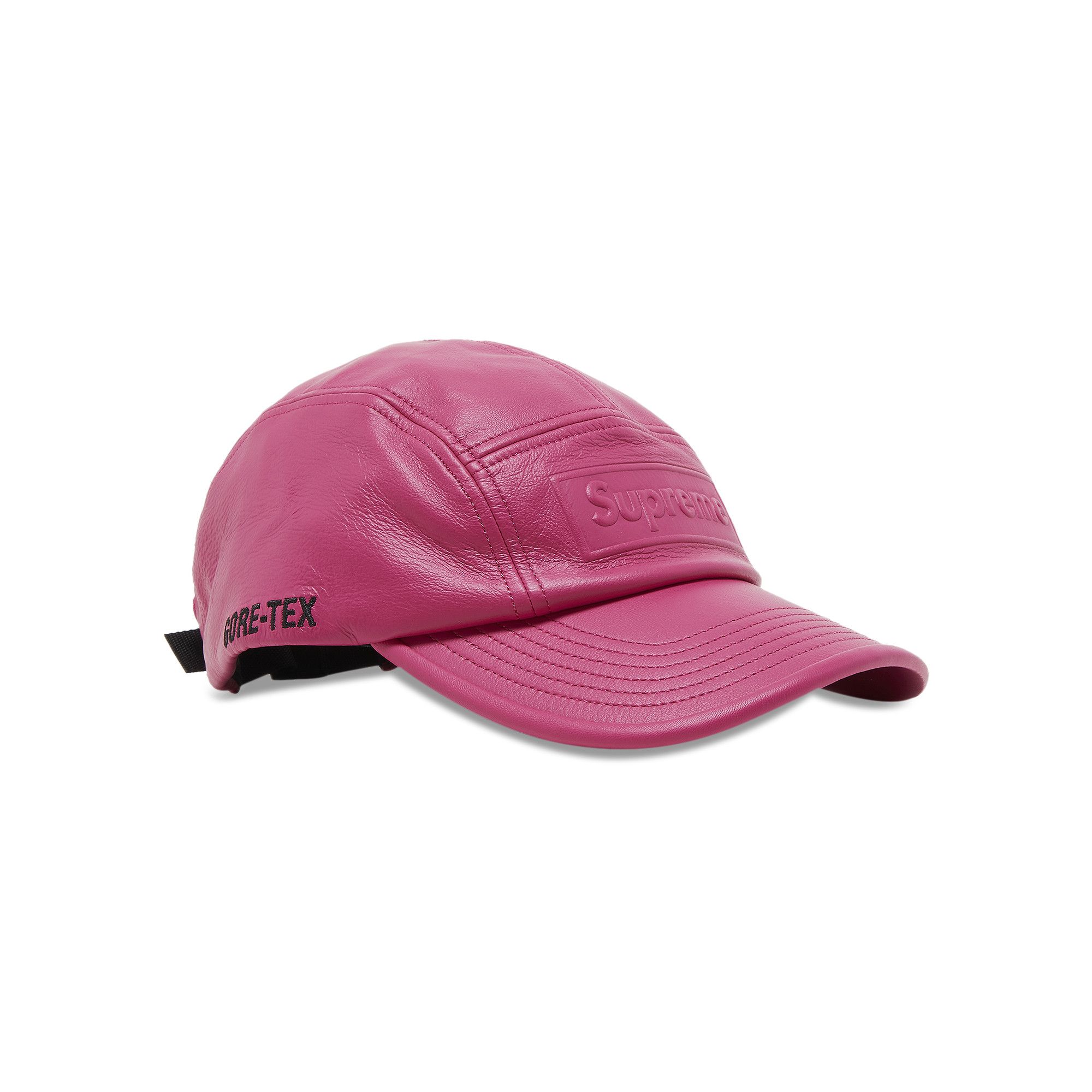 Supreme GORE-TEX ピンクキャップ Buy Supreme GORE-TEX Leather Camp Cap 'Pink' - SS22H113 PINK