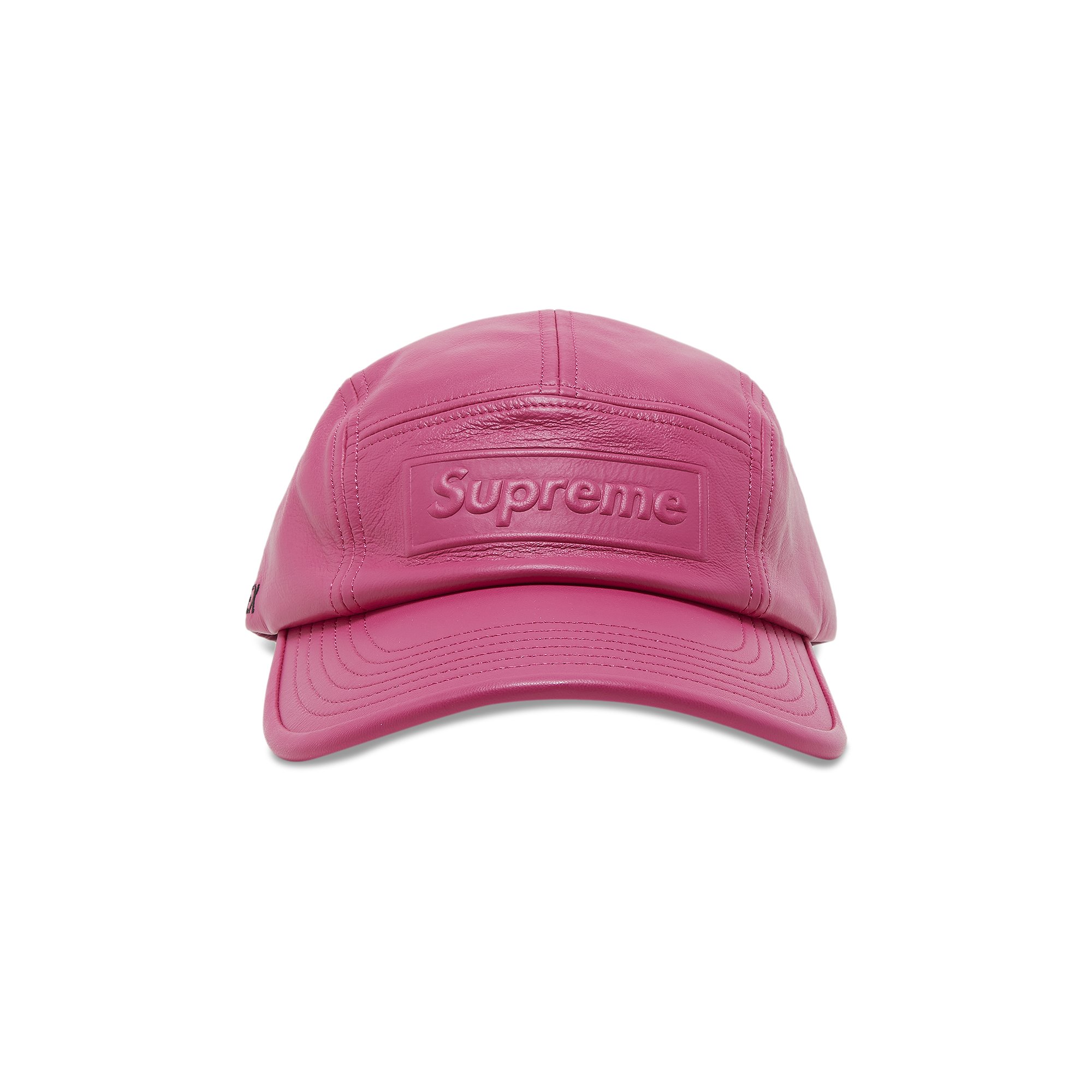 Buy Supreme GORE-TEX Leather Camp Cap 'Pink' - SS22H113 PINK | GOAT CA