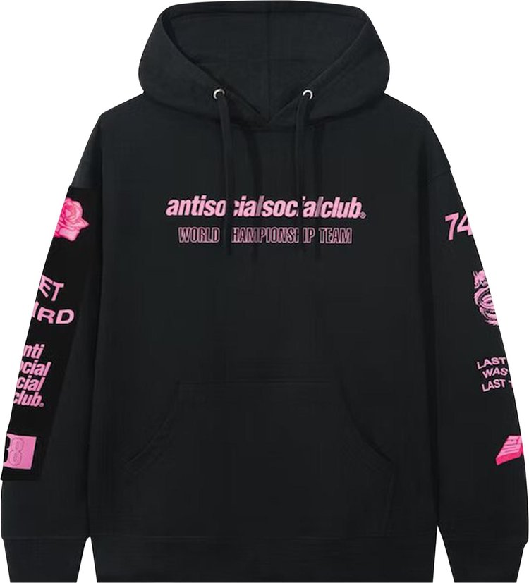 Anti Social Social Club Mantras Hooded Sweatshirt 'Black'