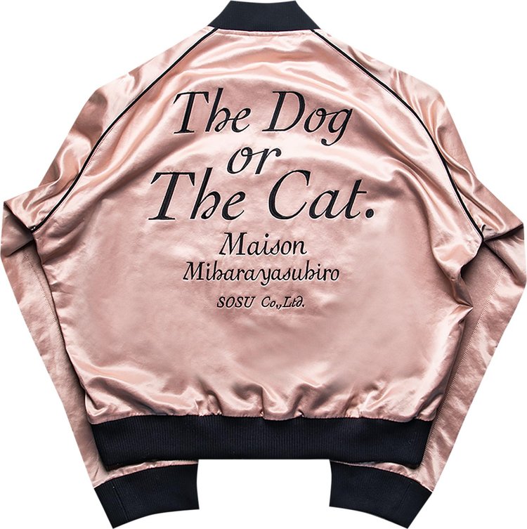 Maison Mihara Yasuhiro Satin Jacket Pink