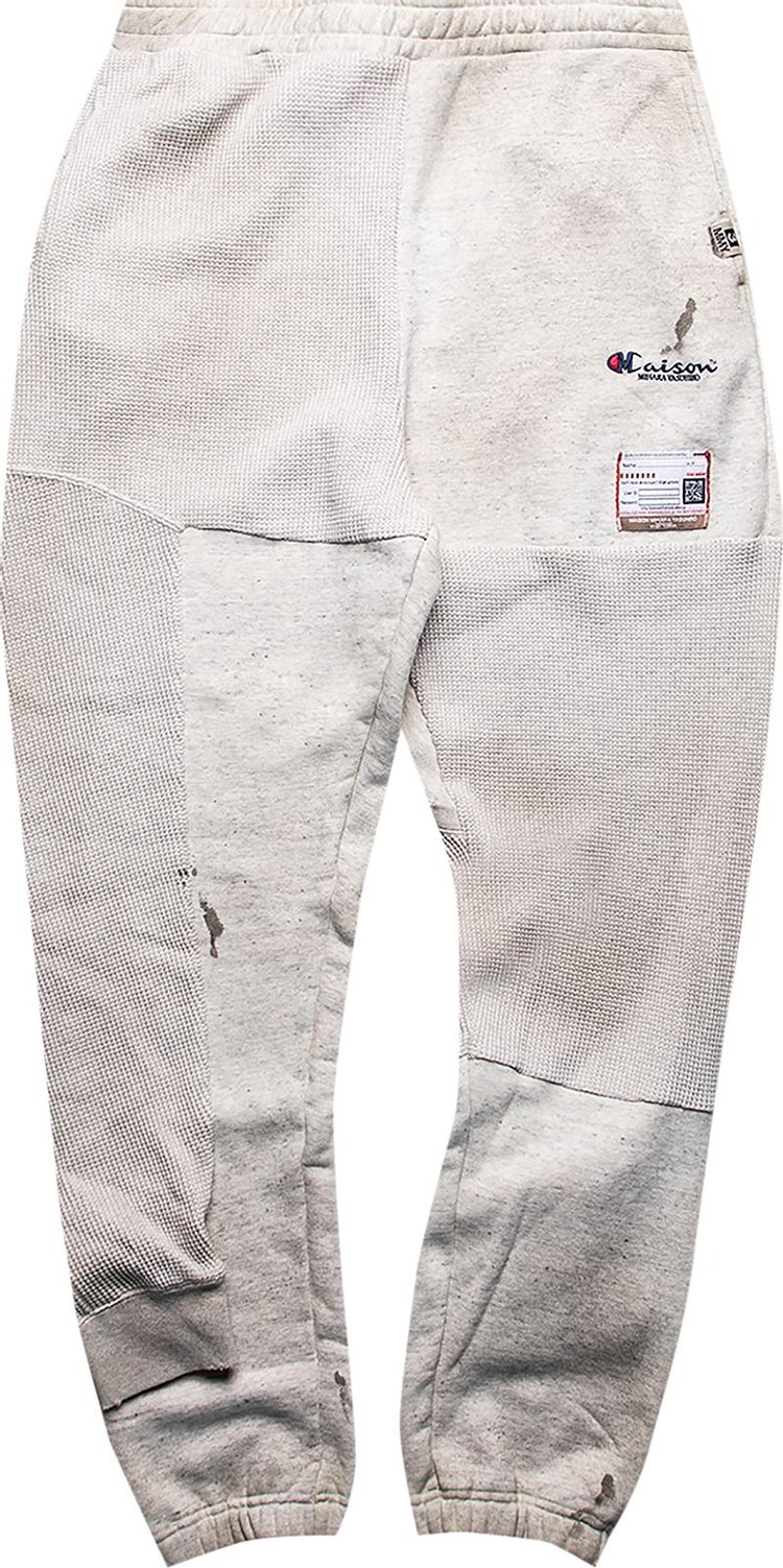 Maison Mihara Yasuhiro Combined Sweatpants 'White'