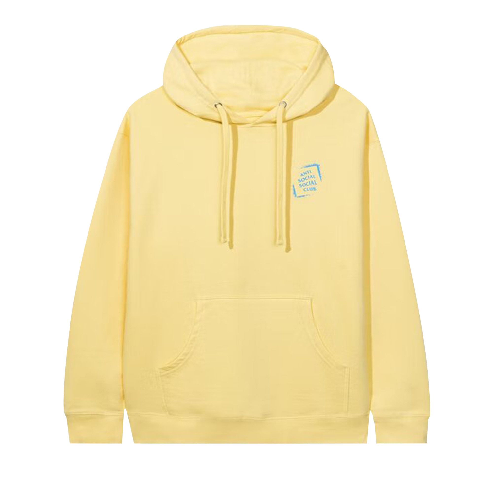 Anti social social hotsell club hoodie yellow