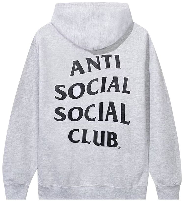 Anti Social Social Club Mouthful Hoodie Grey