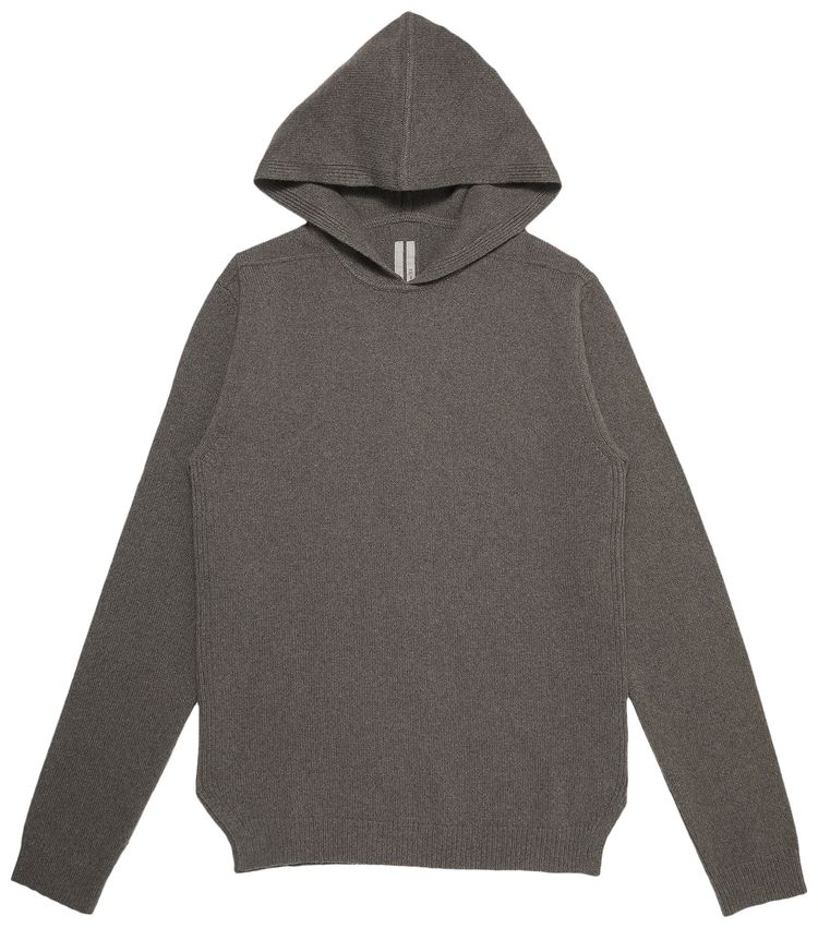 Rick Owens Knit Hoodie Dust