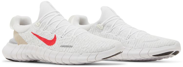 Nike Free RN 50 White Siren Red