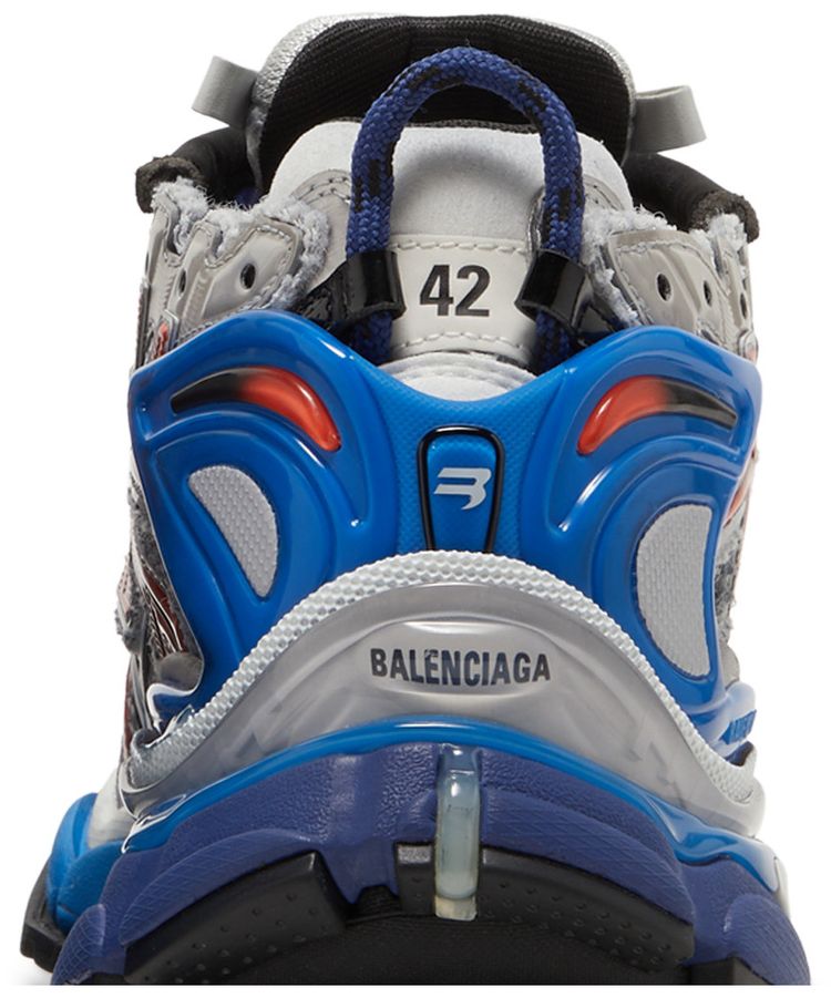 Balenciaga Runner Sneaker Grey Red Blue
