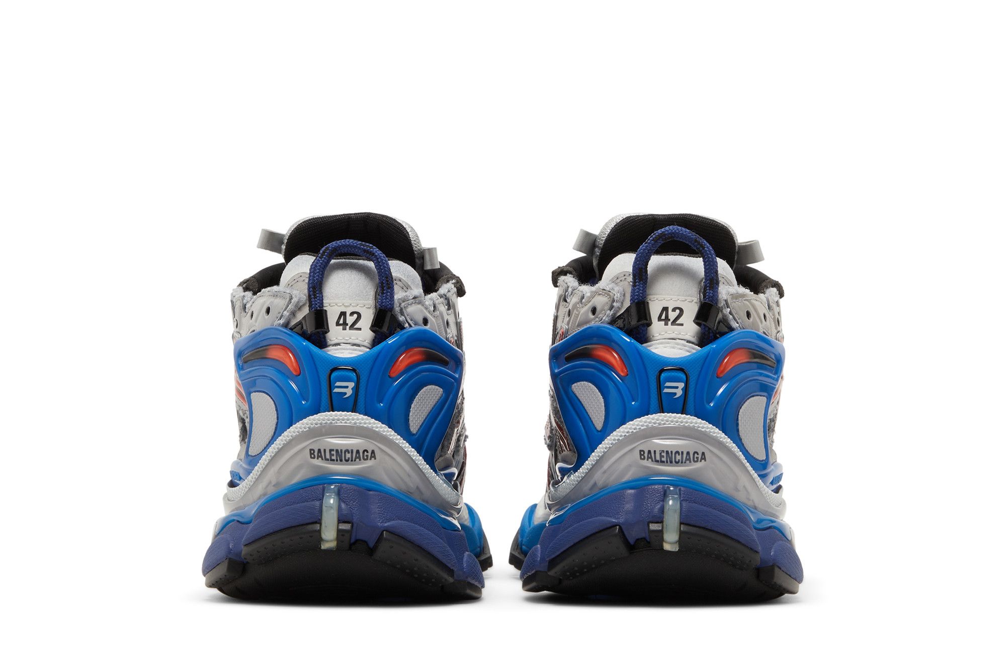 Buy Balenciaga Runner Sneaker 'Grey Red Blue' - 677403 W3RB6