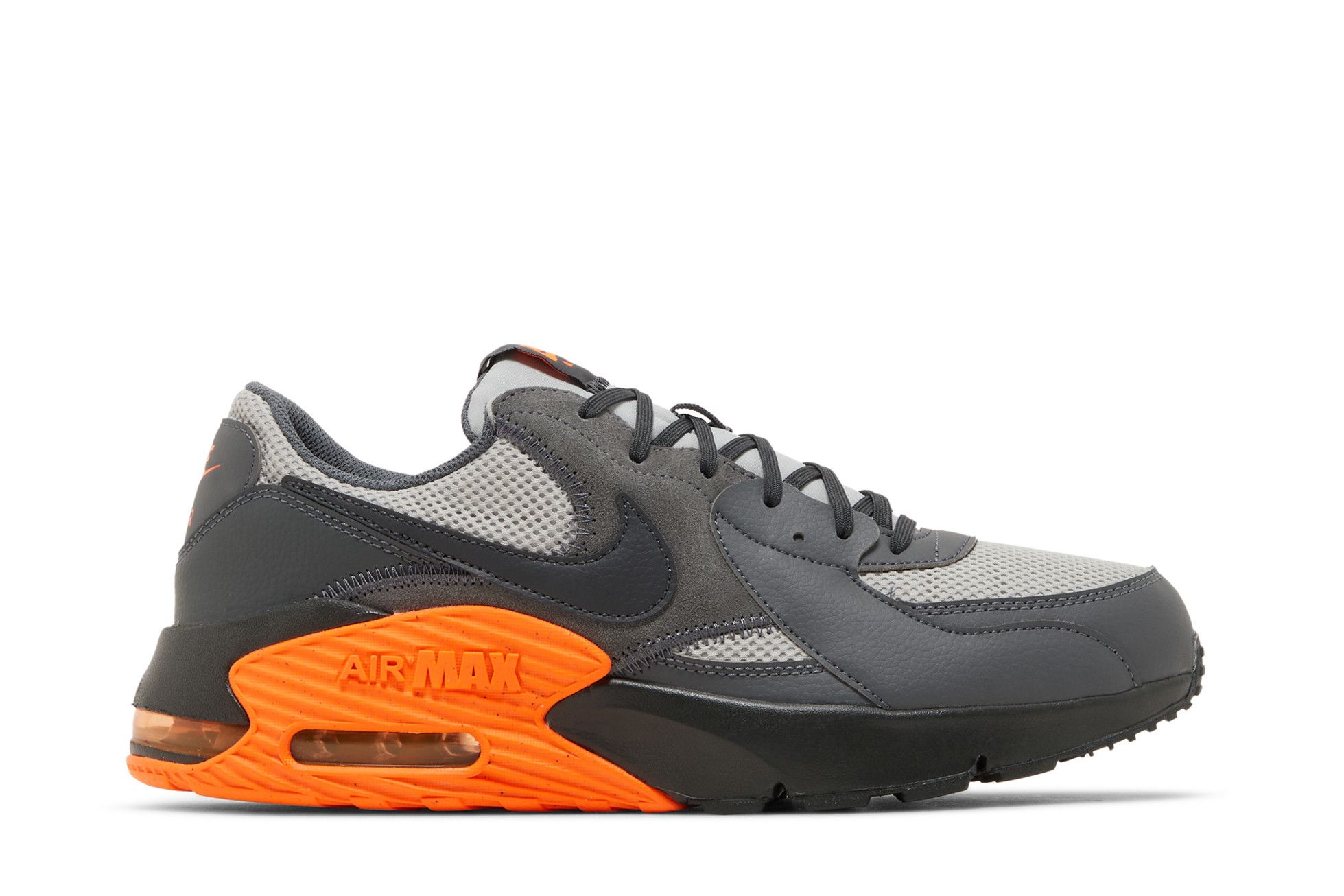 men's nike air max 90 iron grey orange