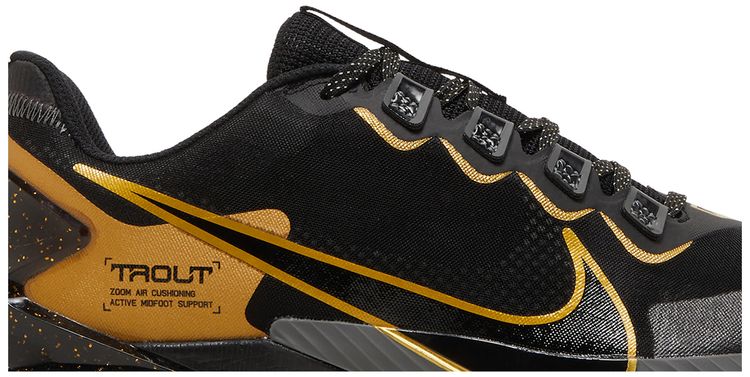 Nike Force Zoom Trout LTD TF Black Metallic Gold