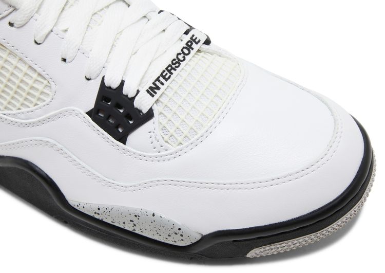 Interscope Records x Air Jordan 4 Retro OG White Cement