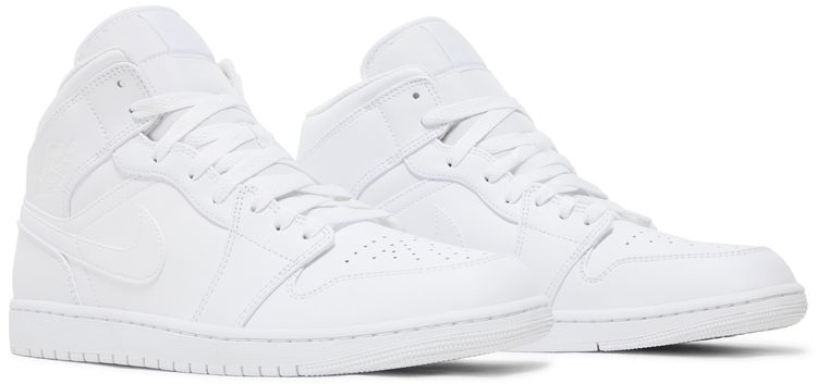Air Jordan 1 Mid Triple White