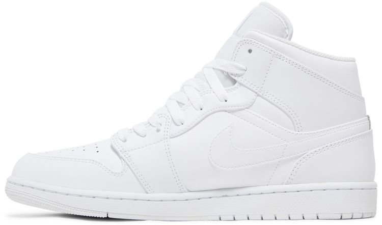 Air Jordan 1 Mid Triple White