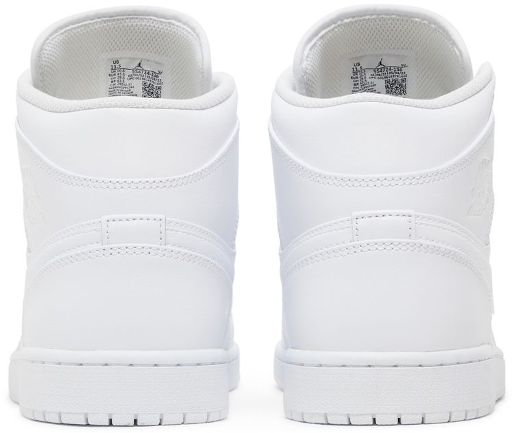 Air Jordan 1 Mid Triple White