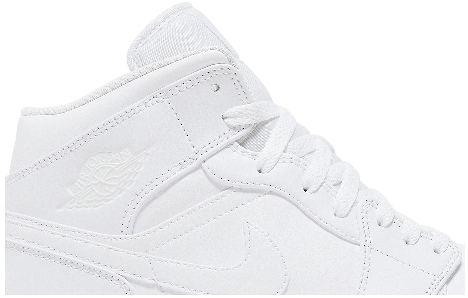 womens air jordan 1 mid triple white