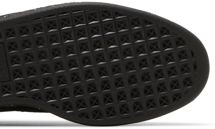 Puma Suede Triplex Mono Black Paint Splatter