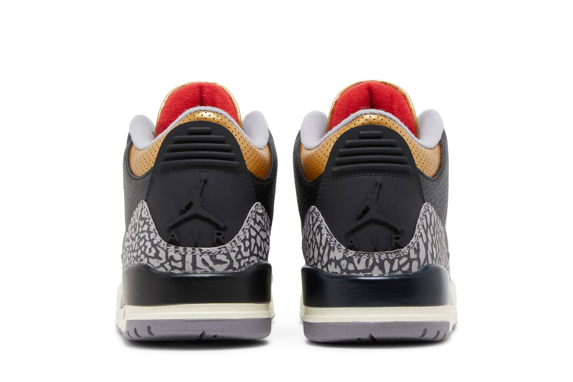 Nike WMNS Air Jordan 3 Retro 黒/金 NIKE WMNS AIR JORDAN 3 RETRO BLACK/GOLD メンズサイズ ナイキ