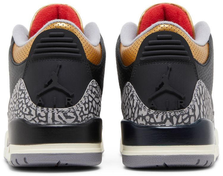 Wmns Air Jordan 3 Retro Black Gold