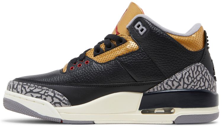 Wmns Air Jordan 3 Retro Black Gold