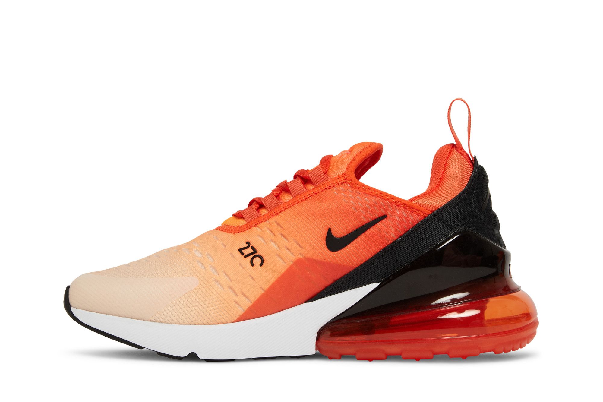 Nike women's air max 270 casual shoes orange outlet