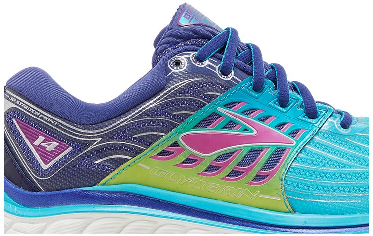 Brooks Wmns Glycerin 14 Scuba Blue Purple