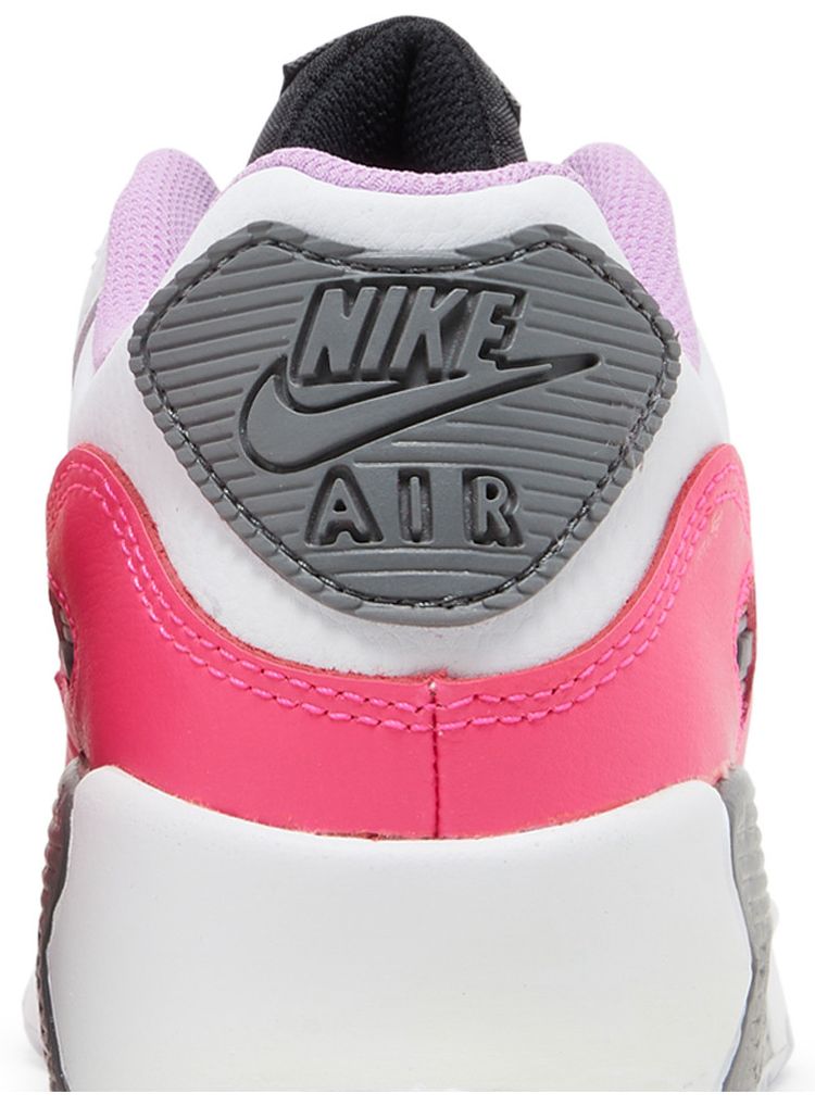 Nike Air Max 90 GS White Hyper Pink Orange
