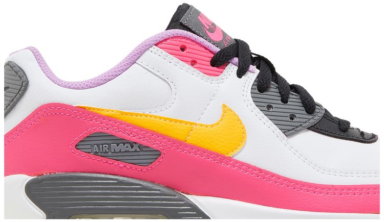 Nike Air Max 90 GS White Hyper Pink Orange