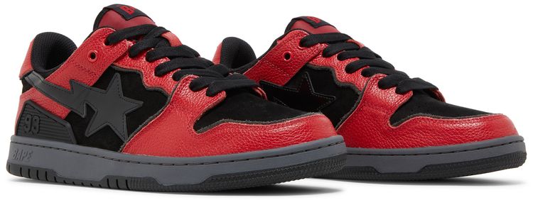 BAPE Sk8 Sta Black Red