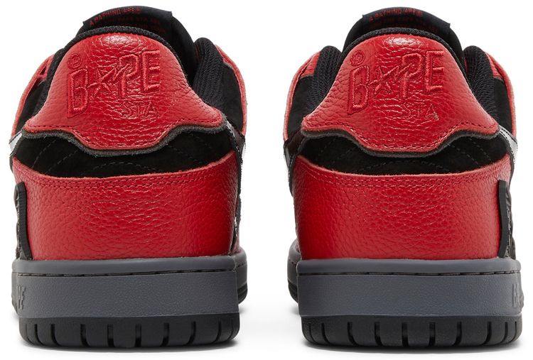 BAPE Sk8 Sta Black Red
