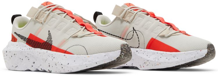Nike Wmns Crater Impact Light Bone Bright Crimson