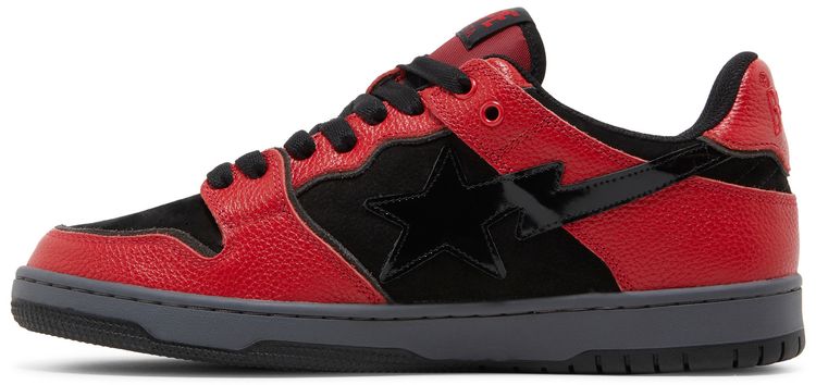 BAPE Sk8 Sta Black Red
