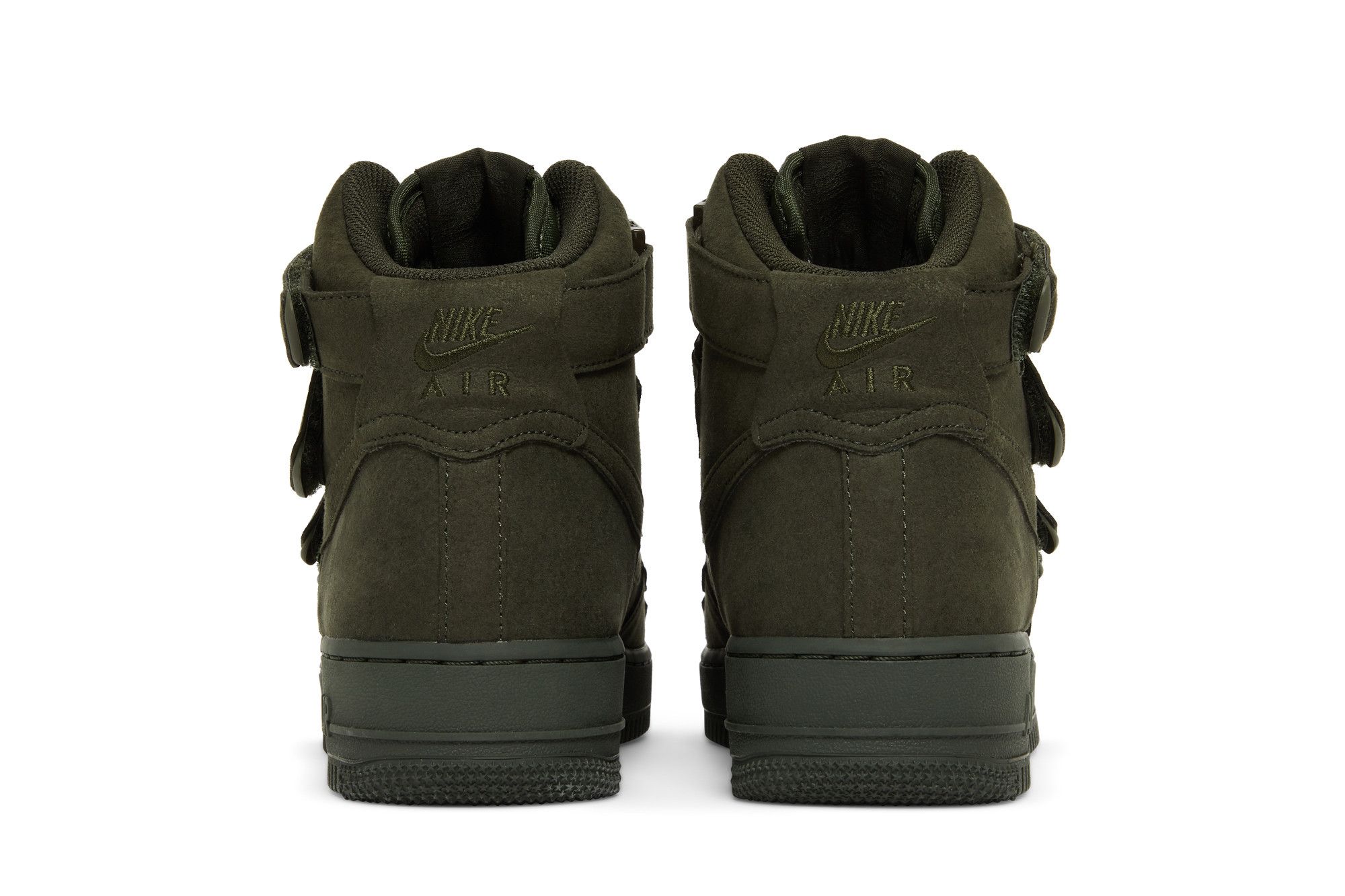 Nike air force 1 green suede high top store
