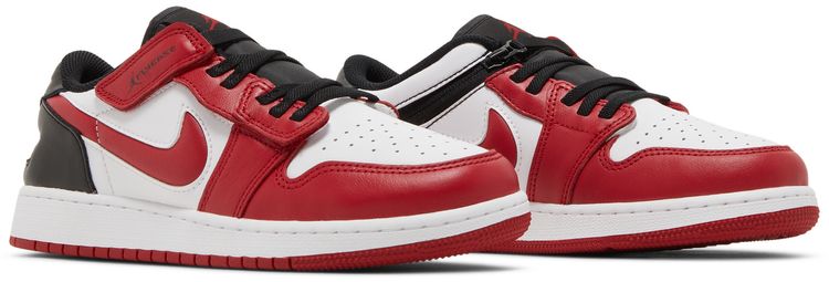 Air Jordan 1 Low FlyEase GS White Gym Red