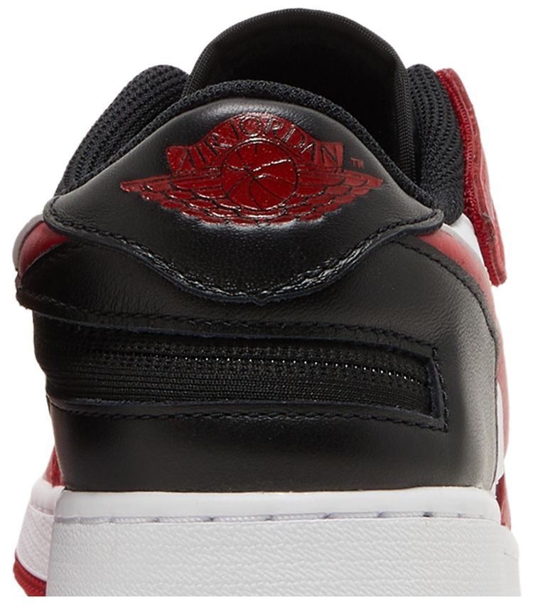 Air Jordan 1 Low FlyEase GS White Gym Red