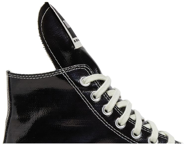 Rick Owens x Converse TURBODRK Chuck 70 High Black Lacquer