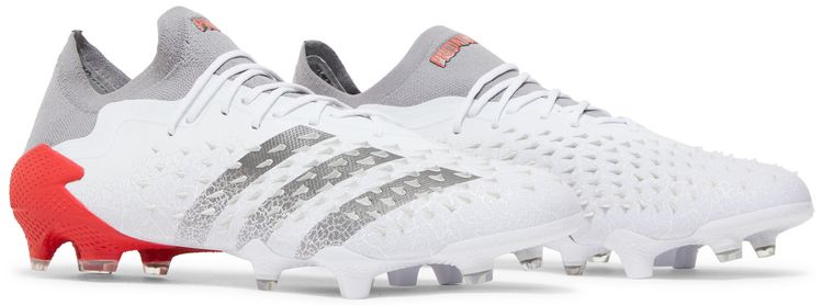 Adidas Predator Freak1 Low FG White Solar Red