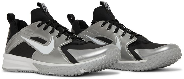 Nike Alpha Huarache Turf Black Silver