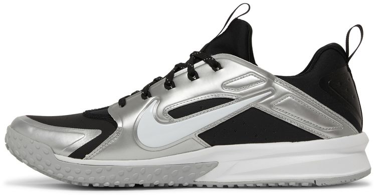 Nike Alpha Huarache Turf Black Silver