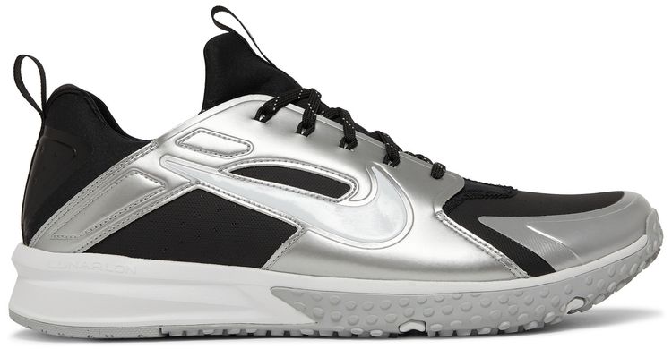 Nike Alpha Huarache Turf Black Silver