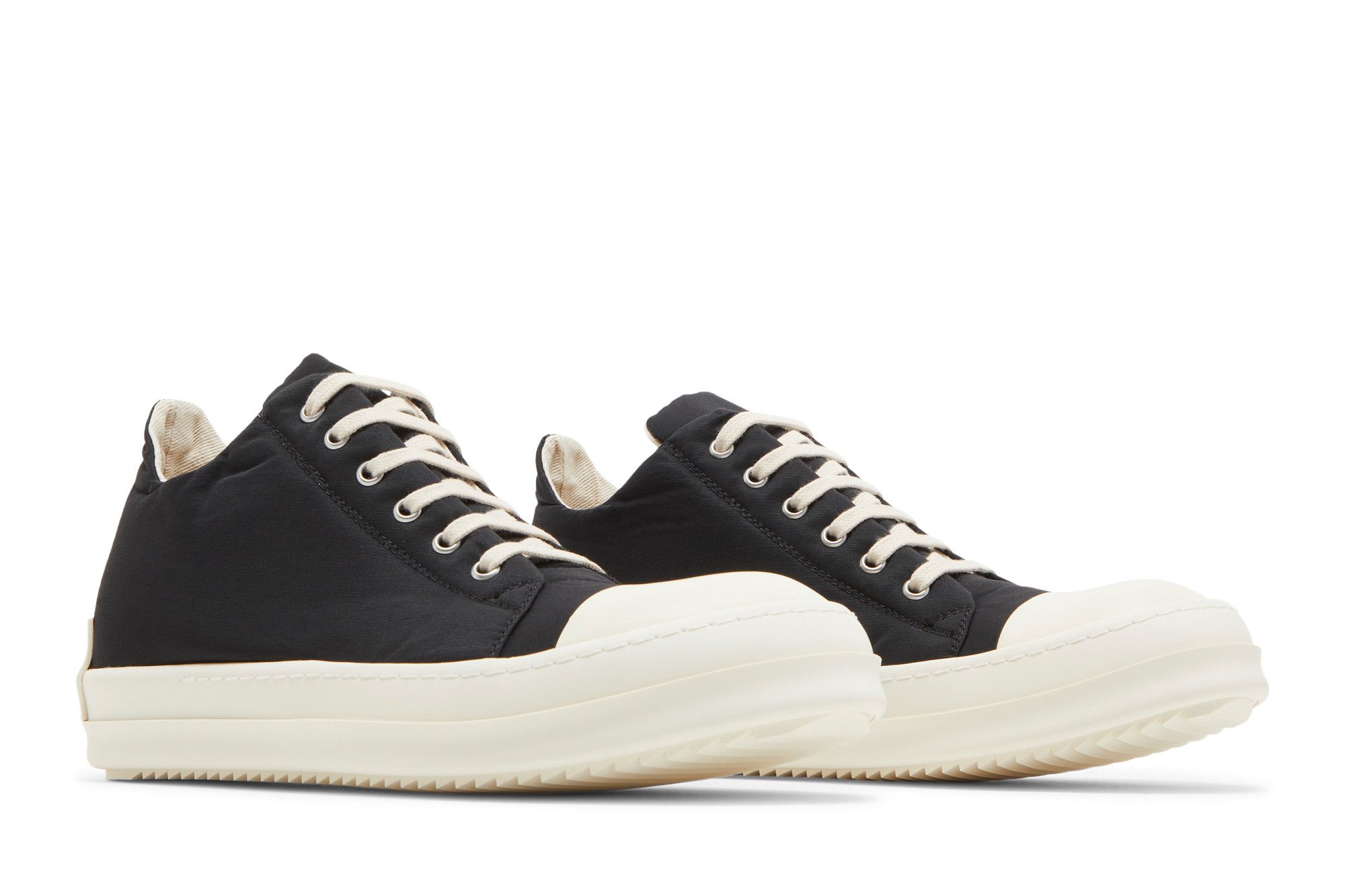 再入荷アイテム Cotton Strobe DRKSHDW Owens Rick Buy Nylon Milk 'Black Low 靴