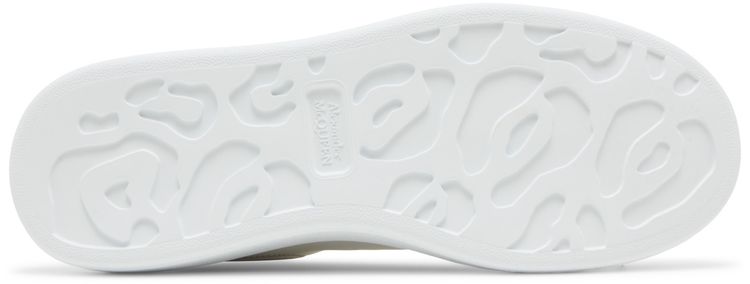 Alexander McQueen Oversized Sneaker Studded   White Silver