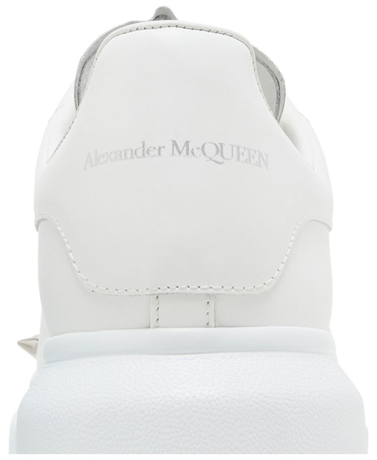 Alexander McQueen Oversized Sneaker Studded   White Silver