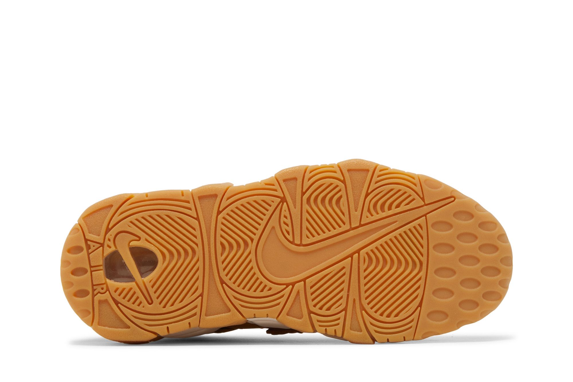 スニーカー Nike Air More Uptempo Quilted Wheat Gum Light Brown Nike Air More Uptempo Wheat Gum - Trainers | Limited Resell