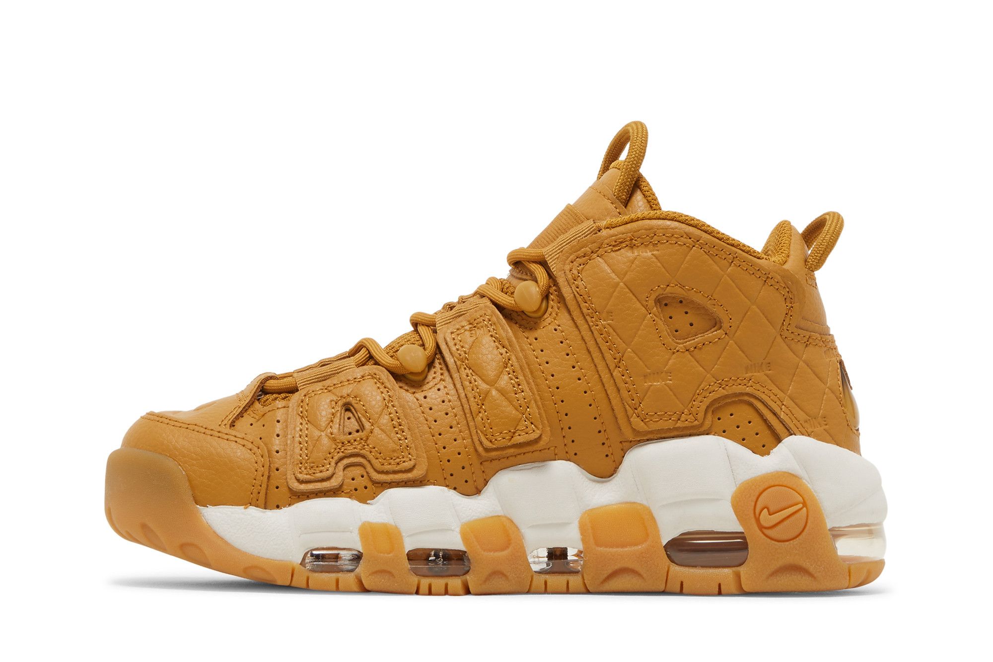 スニーカー Nike WMNS Air More Uptempo Wheat Gum DX3375-700 Buy Wmns Air More Uptempo 'Quilted Wheat' - DX3375 700 | GOAT