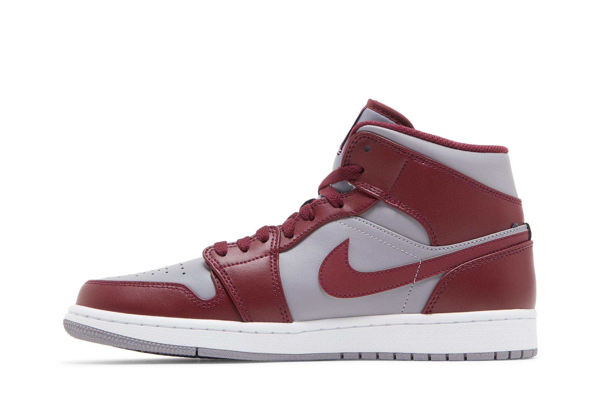 Jordan 1 mid burgundy deals