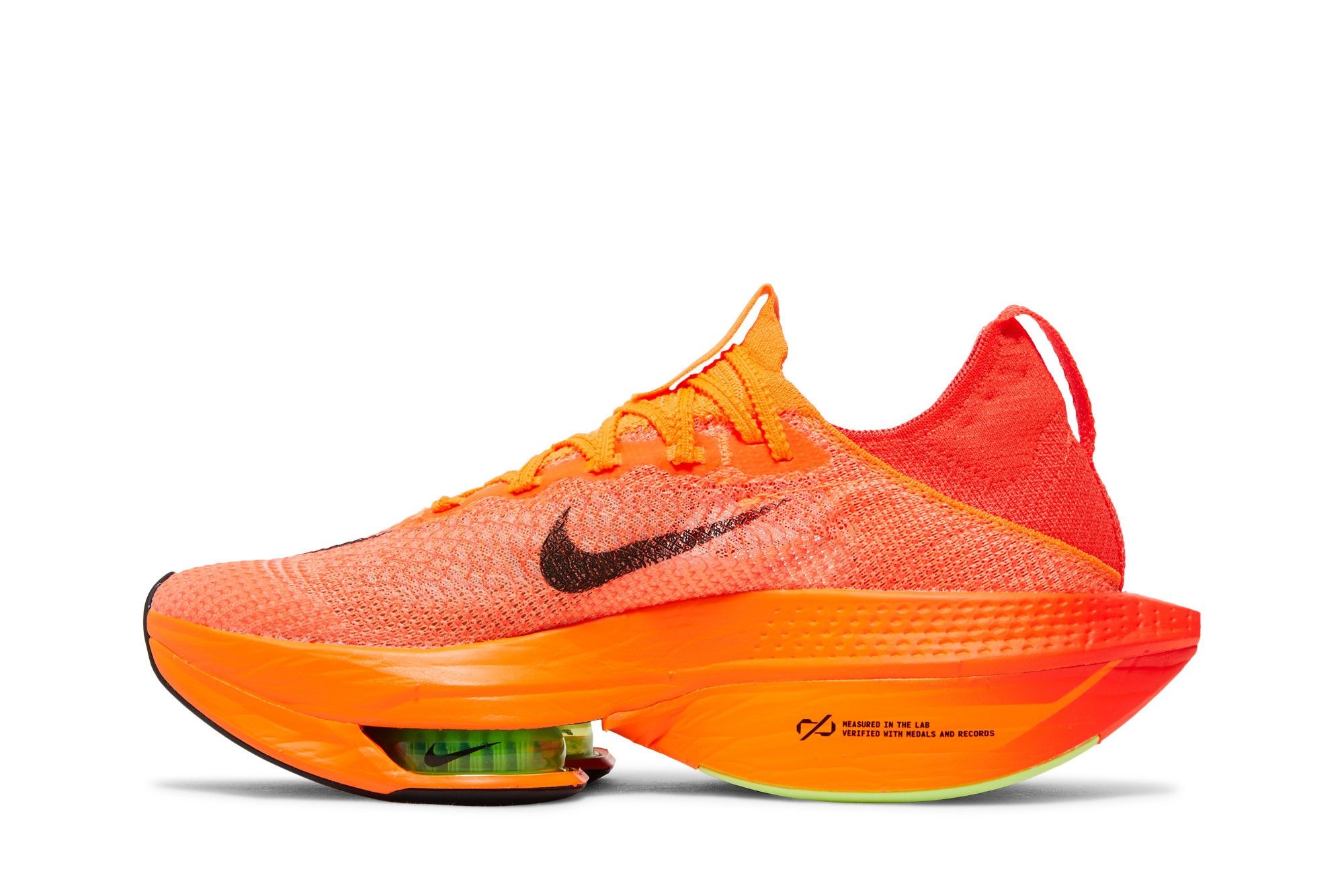 Orange nike zoom best sale